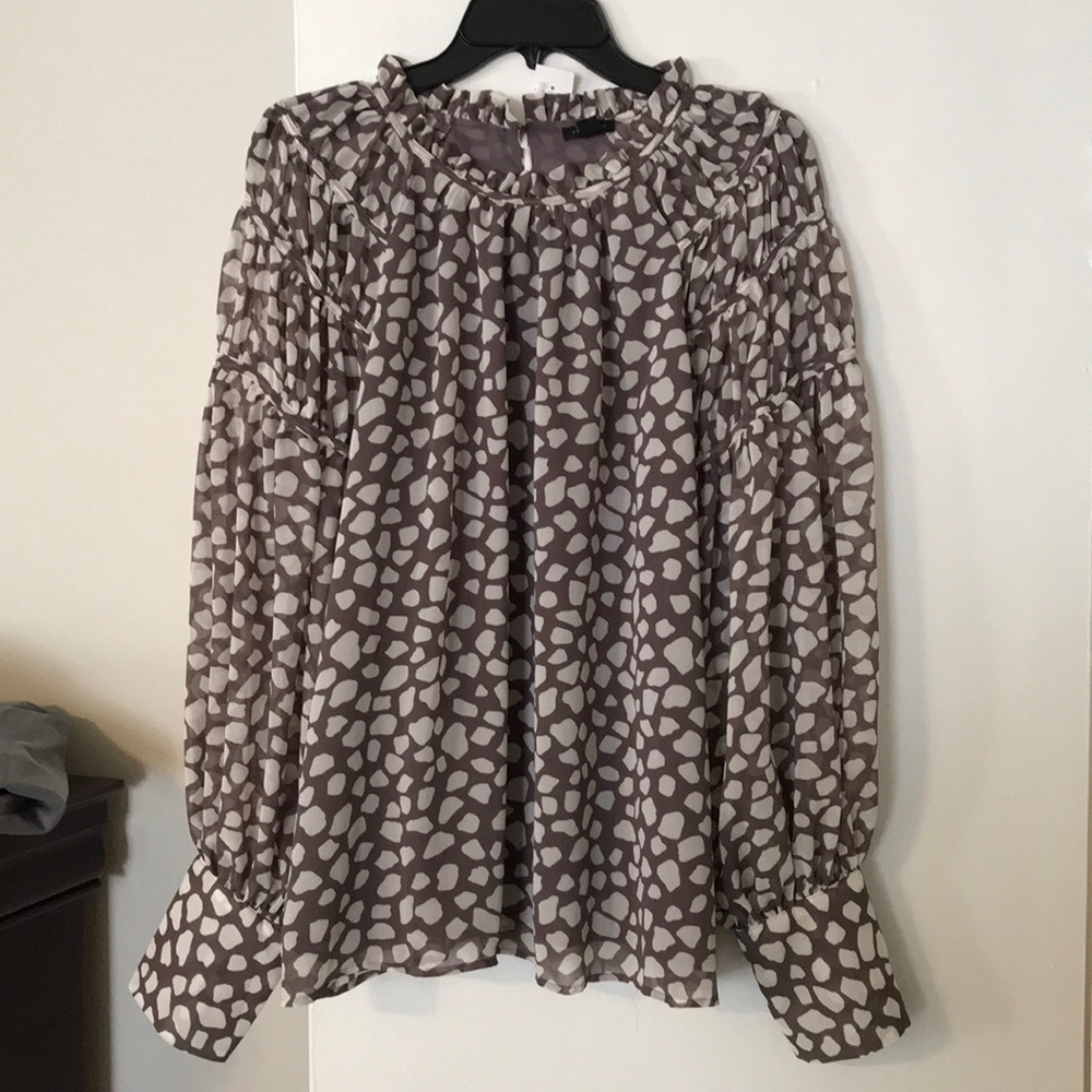 NWT Ann Taylor Printed Blouse
